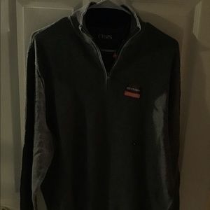 CHAP ECO FRIENDLY NWT WAFFLE KNIT SHIRT ZIP LG